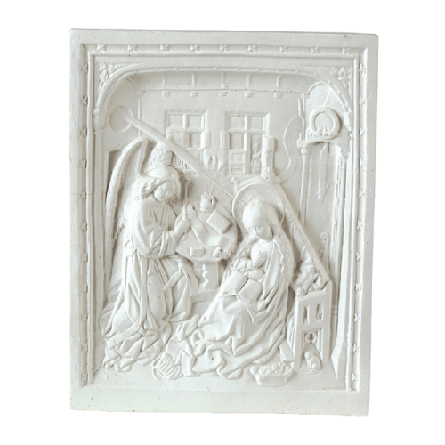 Sádrový medailon - Svatý obraz 29,3x37,3cm