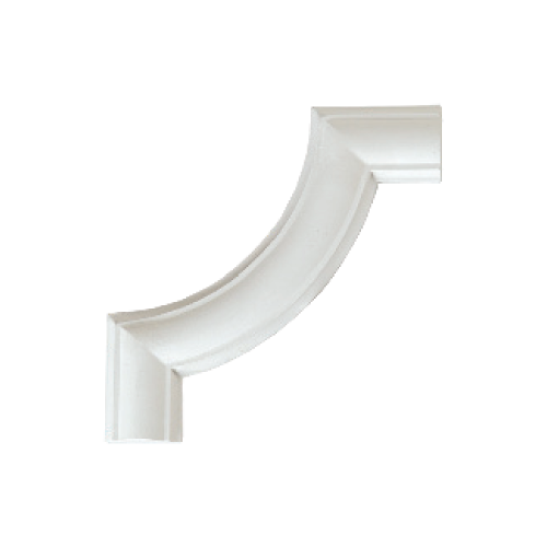 Smooth corner element - arch 16,3x16,3cm