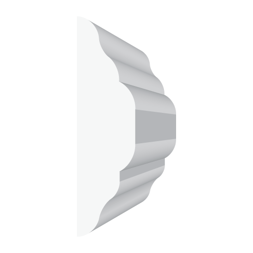 Sádrová lišta - profil hladký  5,2x1,4cm