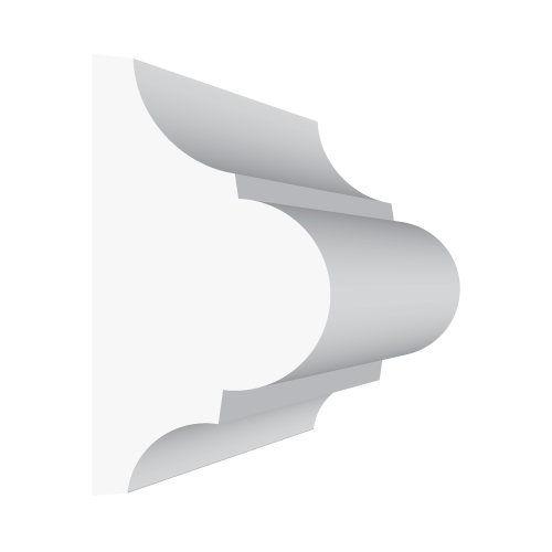 Sádrová lišta - profil hladký 3,2x1,7cm