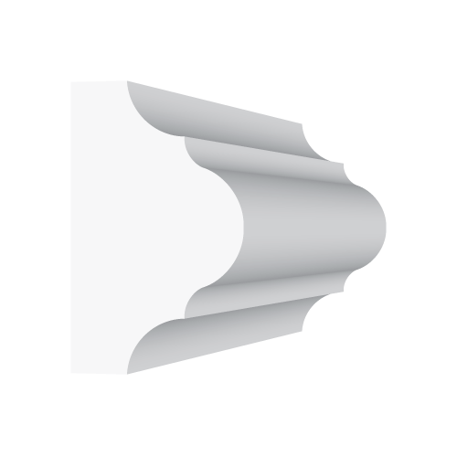 Sádrová lišta - profil hladký 2x1,2cm